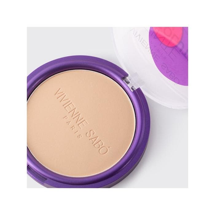 Пудра компактная Vivienne Sabo Teinte Absolute matte матирующая, тон 04 серо-бежевый, 6 г