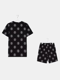 Пижама мужская KAFTAN Money, размер 50, чёрная