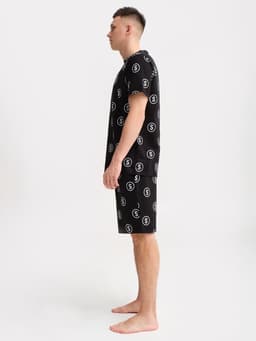 Пижама мужская KAFTAN Money, размер 50, чёрная