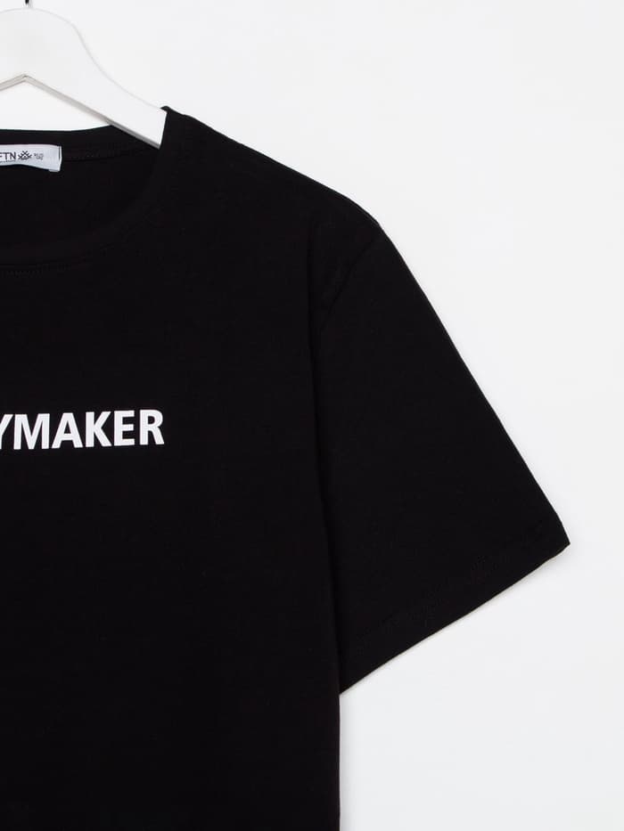 Пижама мужская (футболка, шорты) KAFTAN Moneymaker, размер 54, чёрная