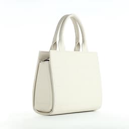 Сумка женская тоут TEXTURA на молнии, 25×12×22 см, белый