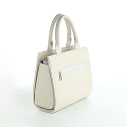 Сумка женская тоут TEXTURA на молнии, 25×12×22 см, белый