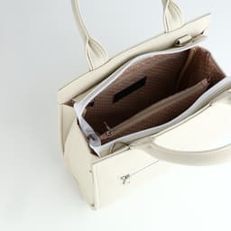 Сумка женская тоут TEXTURA на молнии, 25×12×22 см, белый