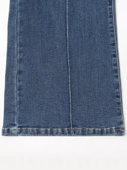Джинсы женские клёш со стрелкой MINAKU: Jeans Collection, размер 44, синие