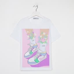 Футболка для девочки KAFTAN: Selfie, белая, размер 40 (158-164 см)