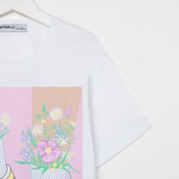 Футболка для девочки KAFTAN: Selfie, белая, размер 40 (158-164 см)