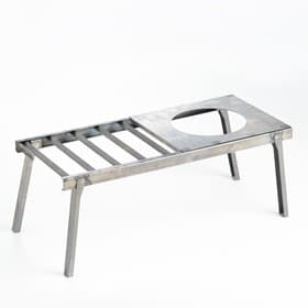 Решетка костровая «Следопыт» с подставкой под казан, d=20 см, 66×30×26 см