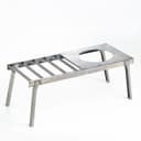 Решетка костровая «Следопыт» с подставкой под казан, d=20 см, 66×30×26 см