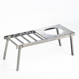 Решетка костровая «Следопыт» с подставкой под казан, d=20 см, 66×30×26 см