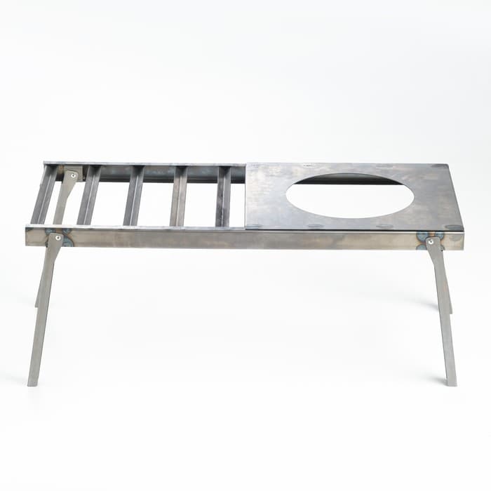 Решетка костровая «Следопыт» с подставкой под казан, d=20 см, 66×30×26 см