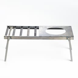 Решетка костровая «Следопыт» с подставкой под казан, d=20 см, 66×30×26 см