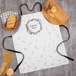 Фартук кухонный «Этель» Organic house, 60×70 см, 100% хлопок, саржа 190 г/м²