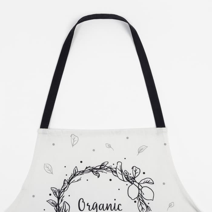 Фартук кухонный «Этель» Organic house, 60×70 см, 100% хлопок, саржа 190 г/м²