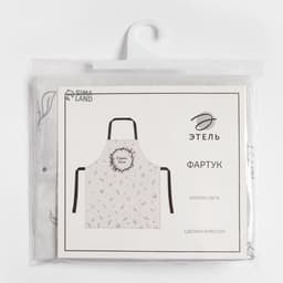 Фартук кухонный «Этель» Organic house, 60×70 см, 100% хлопок, саржа 190 г/м²