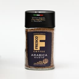 Кофе FRESCO Arabica Gusto, сублимированный, с добавлением молотого, 95 г
