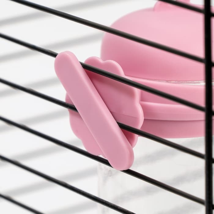 Поилка для грызунов «Пижон», 250 мл, розовая