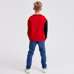 Джемпер для мальчика MINAKU: Casual Collection KIDS, красный, рост 128 см