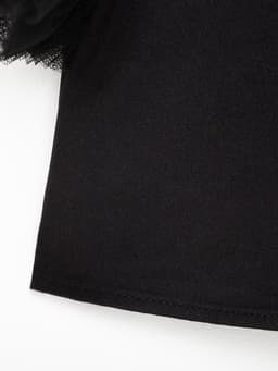 Платье нарядное для девочки MINAKU: PartyDress, прямое, чёрное, рост 98-104 см