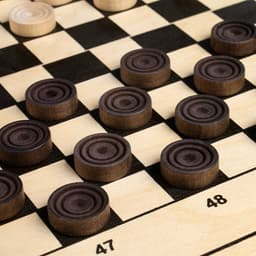 Шашки деревянные, настольная игра «Стоклеточные», международные, с доской 40×40×3.5 см