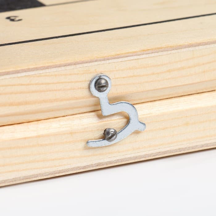 Шашки деревянные, настольная игра «Стоклеточные», международные, с доской 40×40×3.5 см