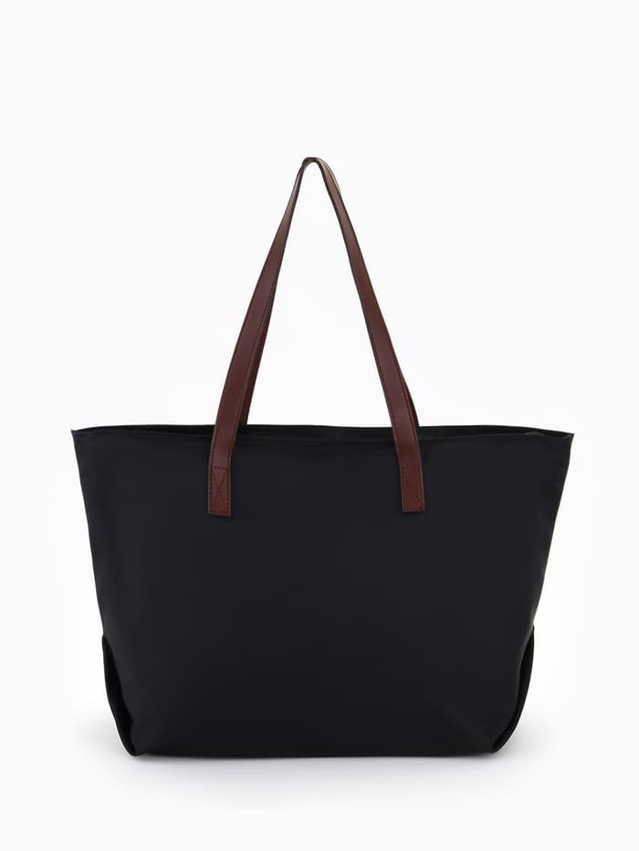 Сумка-шопер женская на молнии, размер 40×19×30 см, чёрная