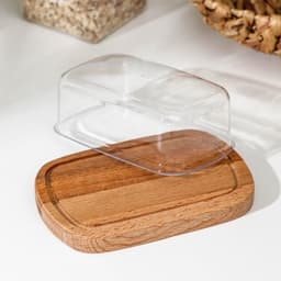 Маслёнка Rosemary, дерево, 17×11×6.5 см