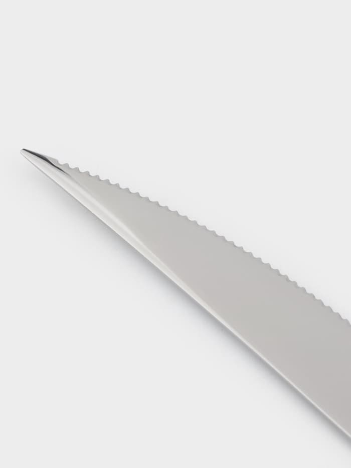 Нож столовый Magistro Workshop, длина 22.5 см, нержавеющая сталь, серебристый