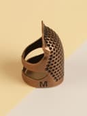 Напёрсток раздвижной, для длинных ногтей, размер М, цвет бронзовый