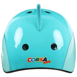 Шлем велосипедиста детский CORSA «Акула», размер М, обхват 54-58 см, бирюзовый