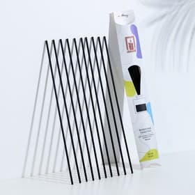 Набор фибровых палочек для ароматического диффузора, 25×0.3 см, 10 штук, черный