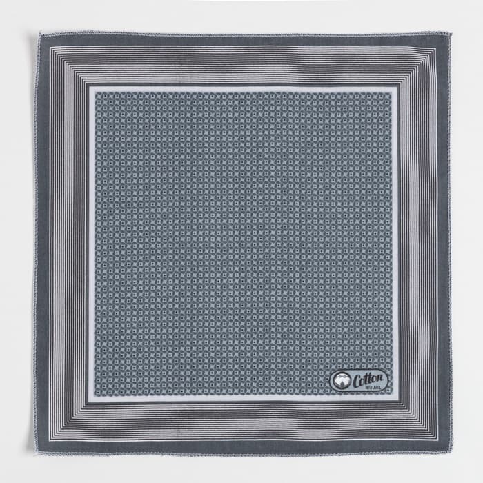 Платки носовые мужские «Этель. Анджело», 30×30 см, набор 12 шт., хлопок 100%, рисунок МИКС, серые