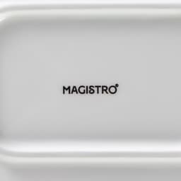Мармит из жаропрочной керамики двойной Magistro «Бланш», 1.1 л, 26.5×16×6.5 см, белая