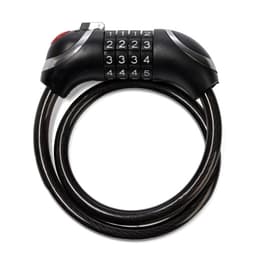 Замок навесной велосипедный LOCKLAND, кодовый, с подсветкой 10×650 мм