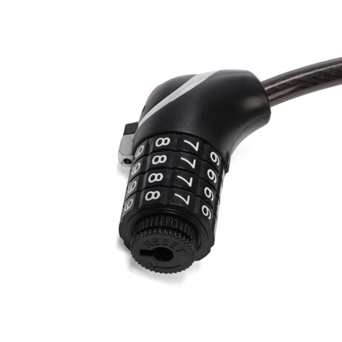 Замок навесной велосипедный LOCKLAND, кодовый, с подсветкой 10×650 мм