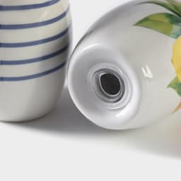 Набор для специй Доляна «Лимон», солонка, перечница 130 мл, доломит, белый, синий