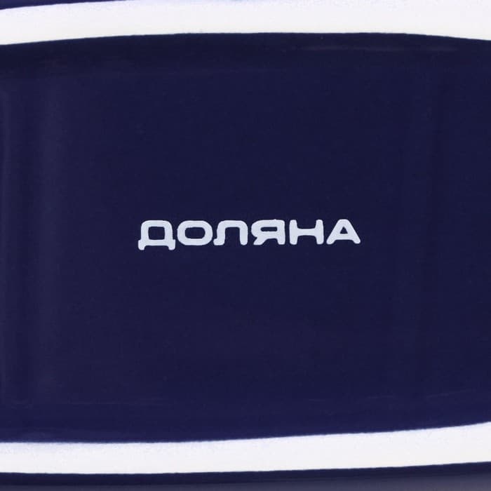 Набор для специй Доляна «Лимон», солонка, перечница 130 мл, доломит, белый, синий