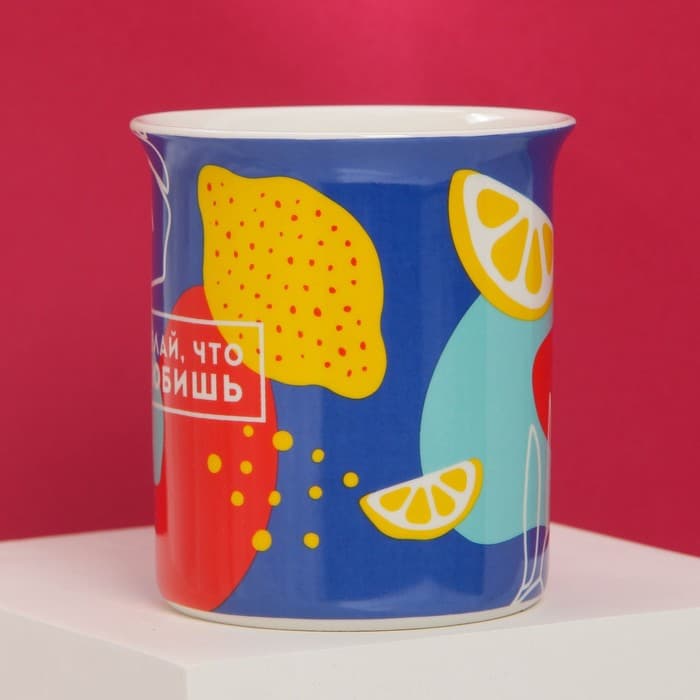 Подарочный набор «Делай, что любишь»: кружка 300 мл, ложка, подставка