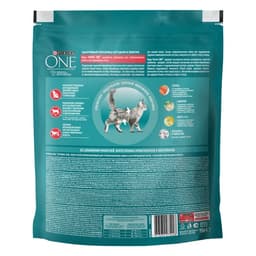 Сухой корм Purina One для стерилизованных кошек, лосось/пшеница, 750 г