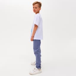 Брюки для мальчика MINAKU: Cotton collection, синие, рост 116 см