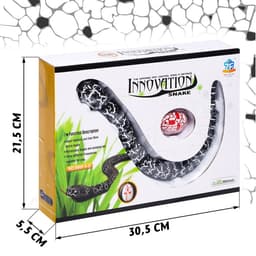 Животное радиоуправляемое «Змея», свет, работает от аккумулятора, цвет черный