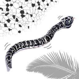 Животное радиоуправляемое «Змея», свет, работает от аккумулятора, цвет черный