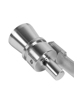 Свисток в глушитель, размер M, под диаметр трубы 37-48 мм, хром