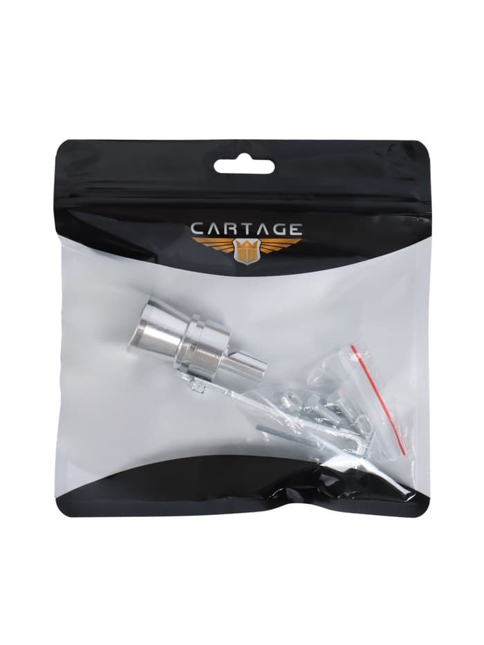 Свисток в глушитель, размер M, под диаметр трубы 37-48 мм, хром