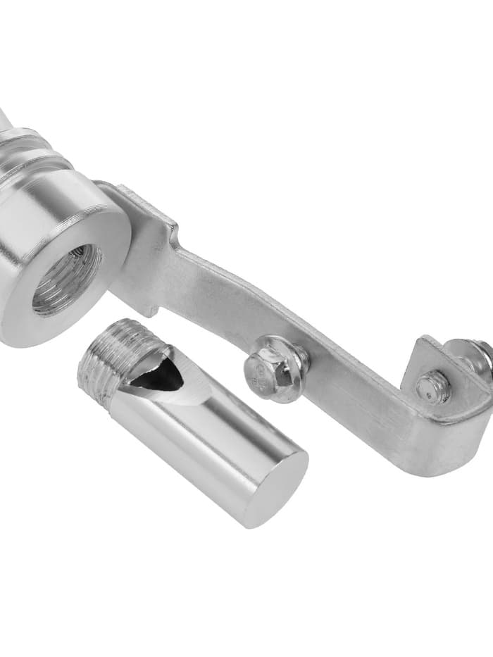 Свисток в глушитель, размер XL, под диаметр трубы 56-85 мм, хром