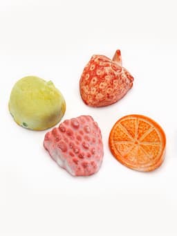 Минеральный камень для грызунов «Пижон», фрукты, 18 г, набор 4 шт.