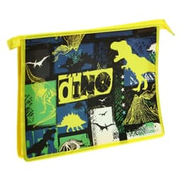 Папка для труда, А4, пластиковая, 23×32.5×5.5 см «Дино»