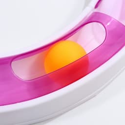 Игрушка для кошек «Пижон» 2-в-1 «Круг и волна», 2 варианта сборки, белая, фиолетовая