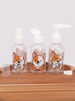 Набор для хранения «Корги», в чехле, 6 предметов, разноцветный