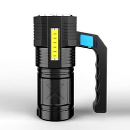 Фонарь ручной аккумуляторный, 3500 мАч, 10 Вт, XPE + COB, 350 Лм, USB, 15×6 см