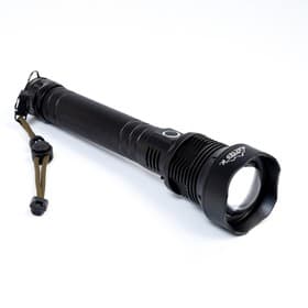 Фонарь ручной аккумуляторный, 6000 мАч, 1500 Лм, 500 м, XHP70, 3 режима, micro USB, zoom, 24.8×6×3